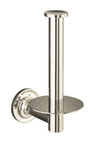 Vibrant Brushed Gold Vertical Toilet Tissue Holder S15870