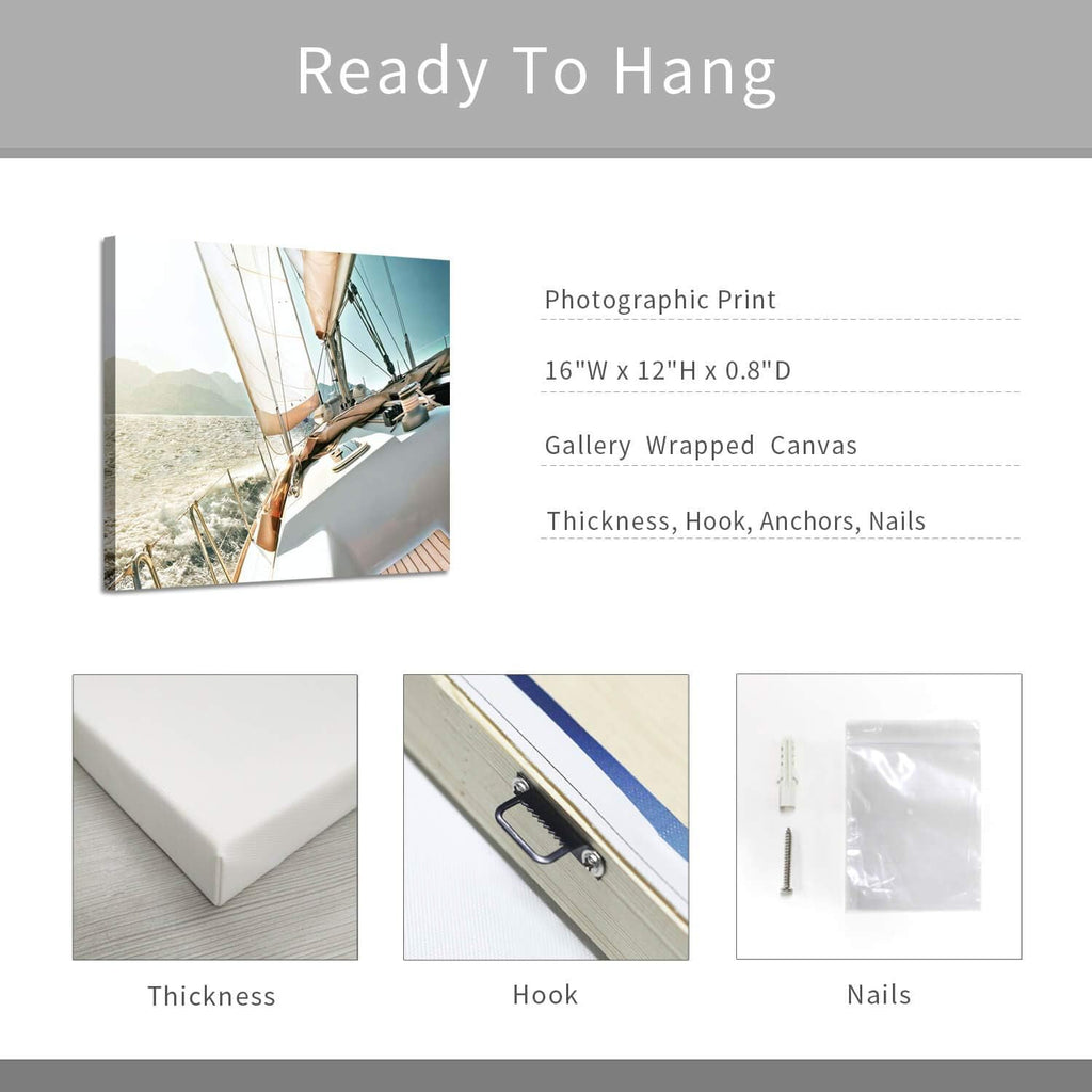 Nautical Canvas Wall Art Print U99859