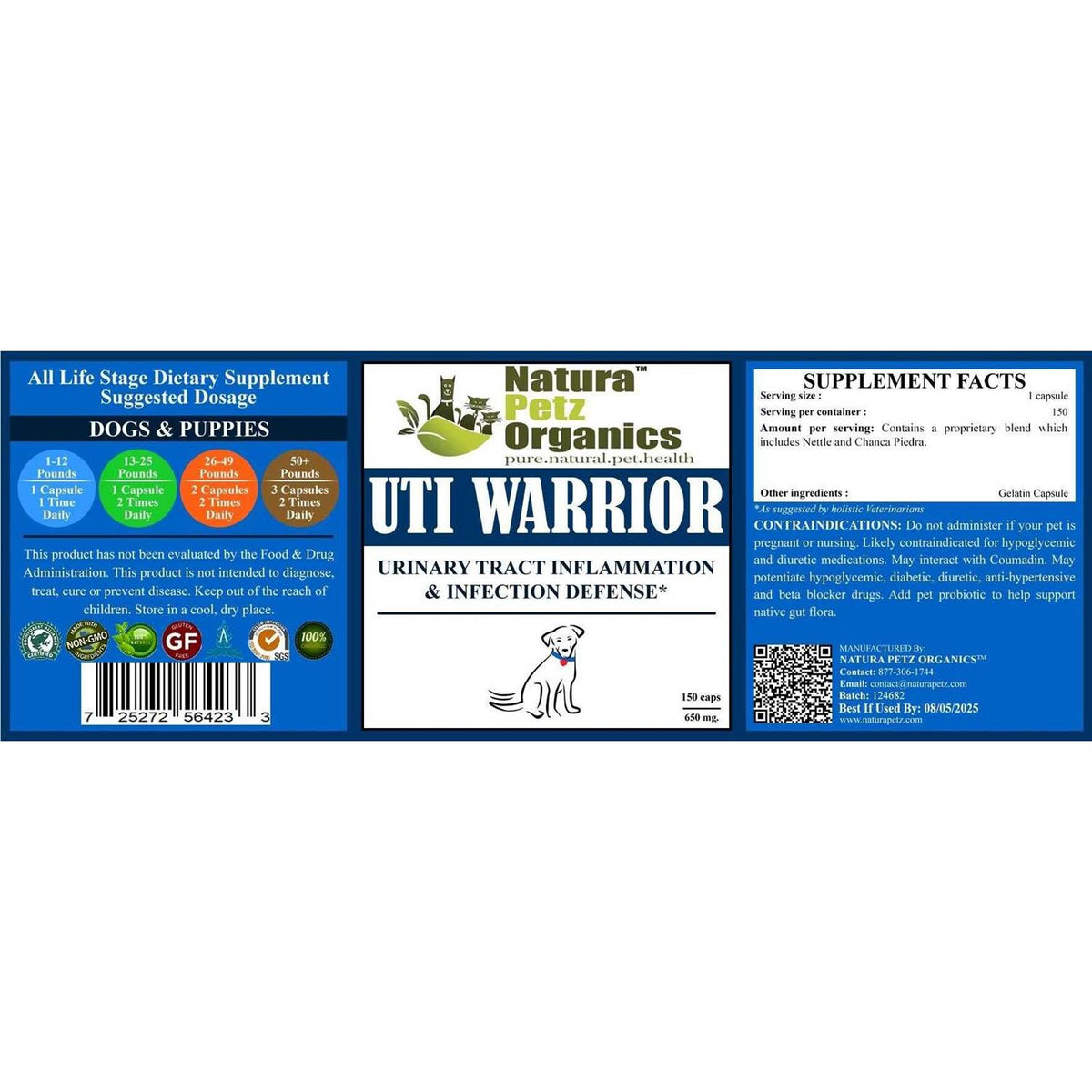 Urinary Tract Support for Dogs Cats P33911
