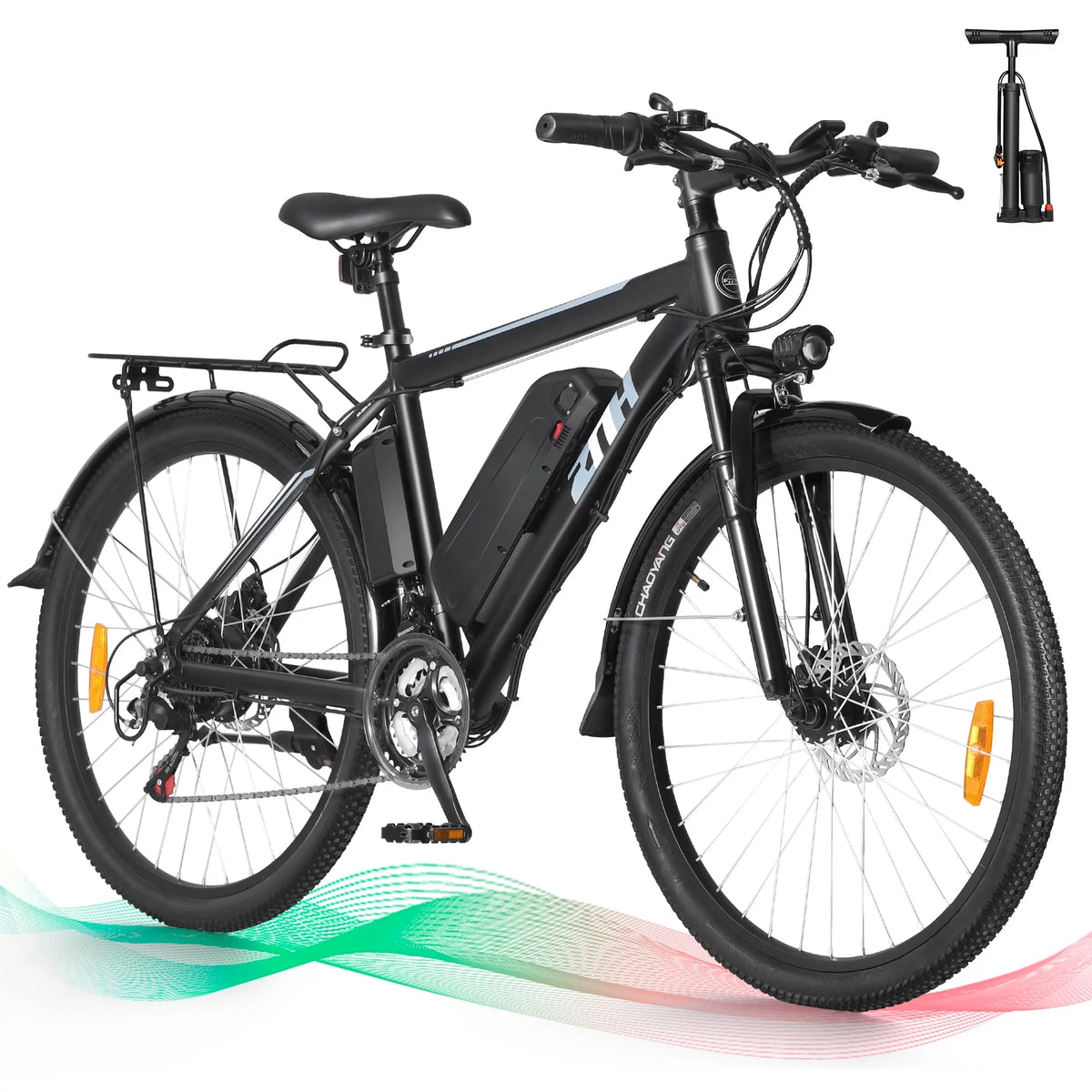 Electric Bicycle 26 in. 350 W Black H41164