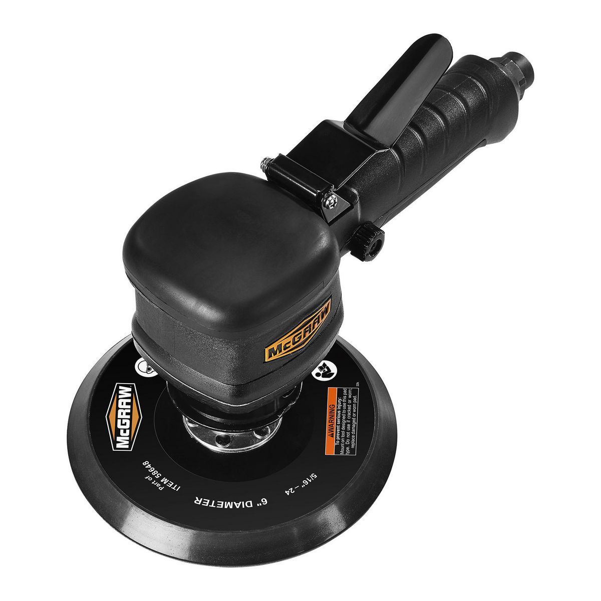 6 in. Dual-Action Air Sander T860443