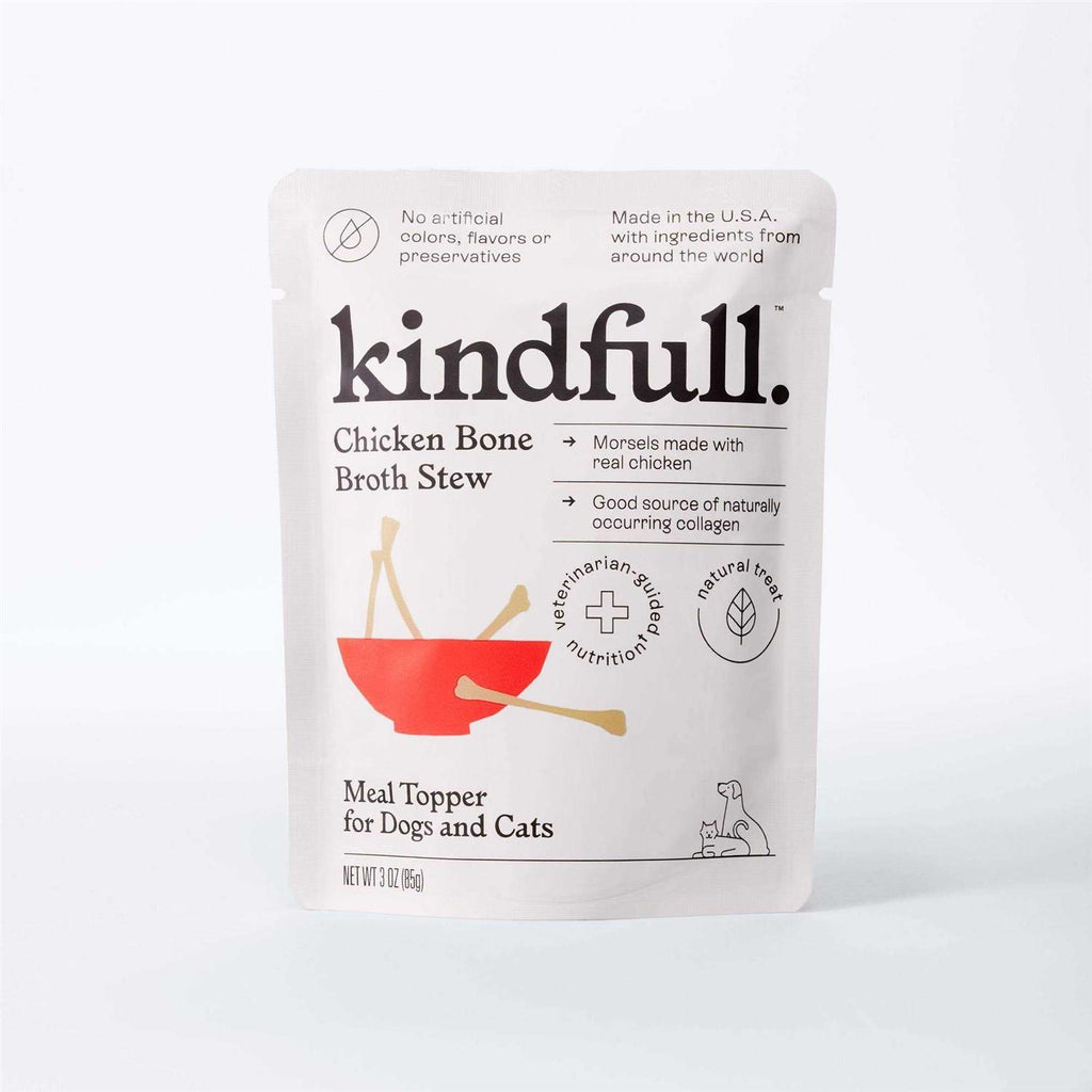 Chicken Bone Broth Wet Meal Topper for Dog and Cat Food K333