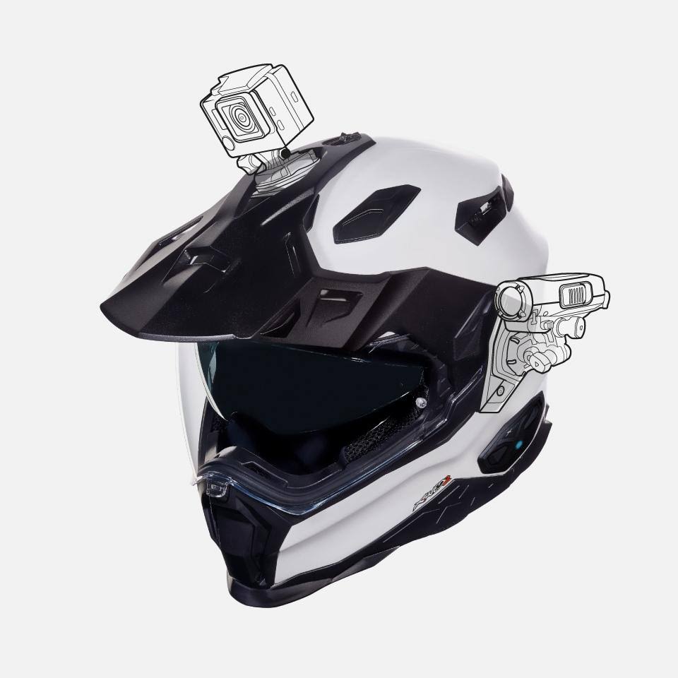 Black-Red-Blue Helmet Size 2XL C765