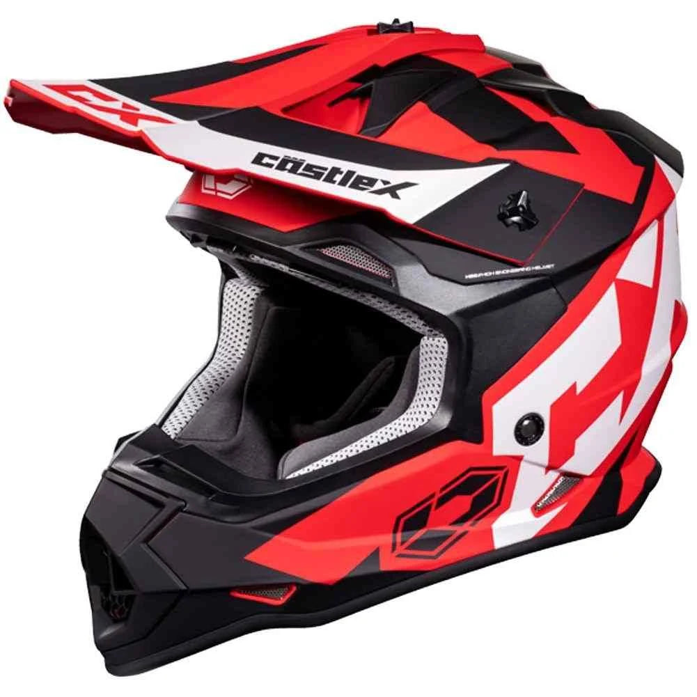 Matte Red Snowmobile Helmet 2XL J665312