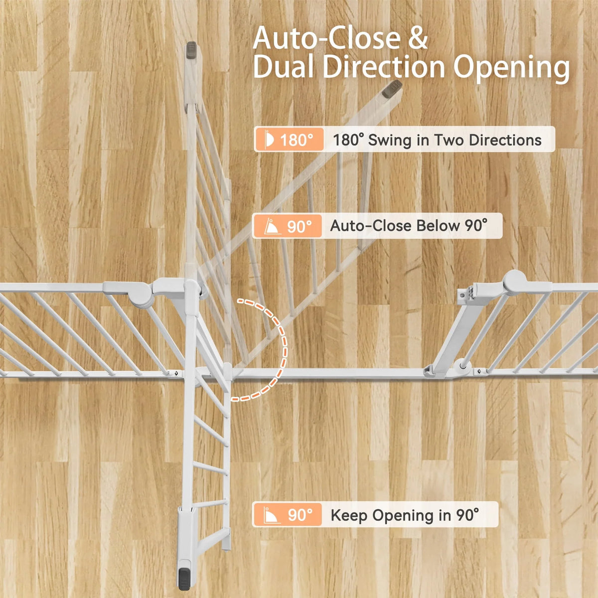 36'' Extra Tall 29.5-48.8'' Wide Baby Gate O6494