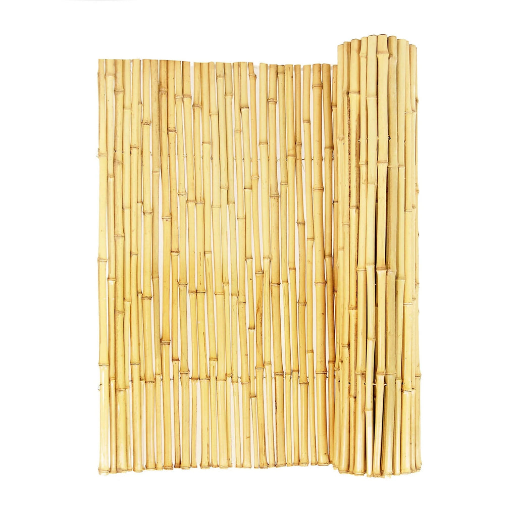 Natural Bamboo Fencing Garden Screen Rolled Fence Panel 3/4 D x 4' H x 8' L O9531