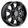 22x10 6x5.5 (6x139.7) Matte Black -12mm Wheel P9592