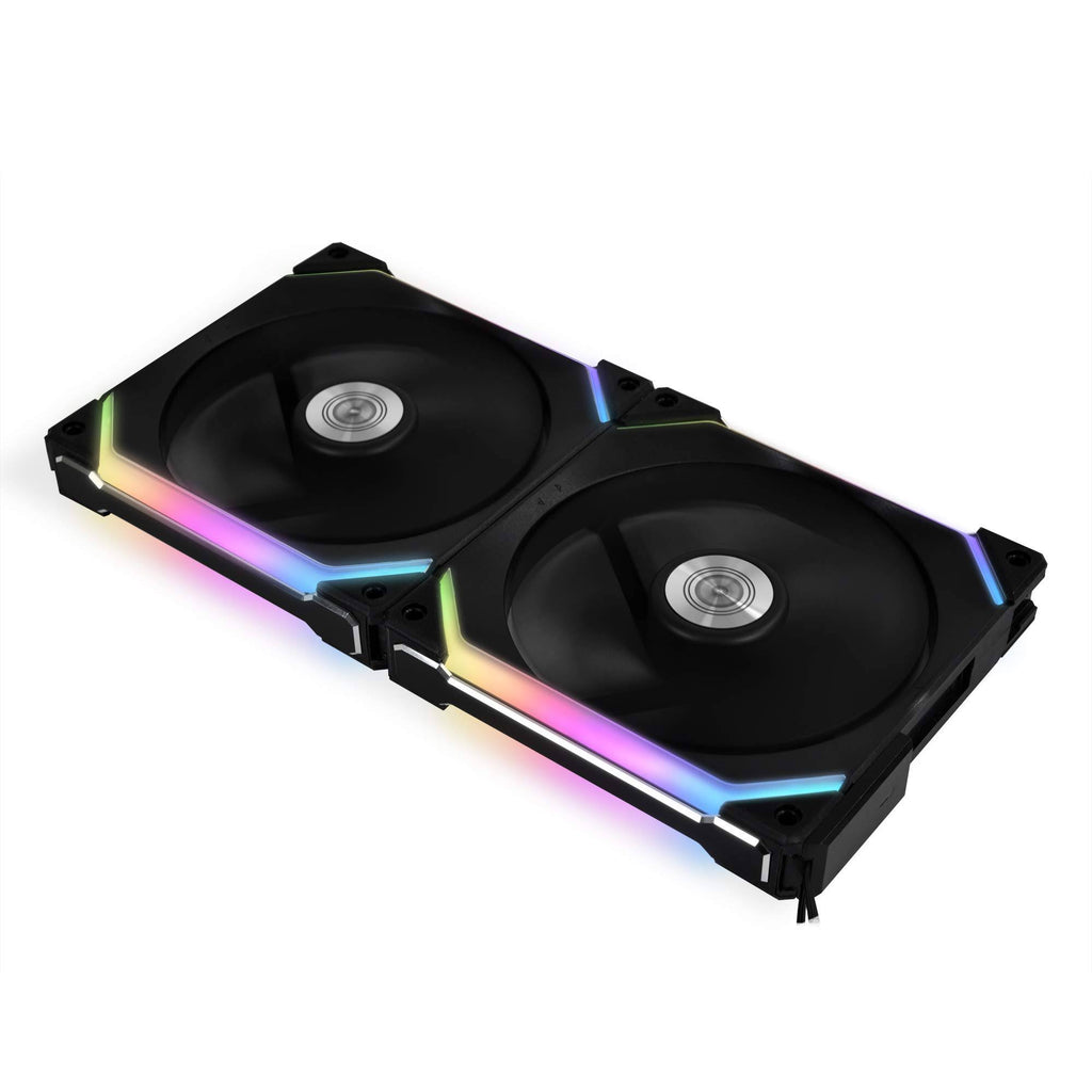 140mm LED RGB Case Fan 2-Pack with Controller E18431