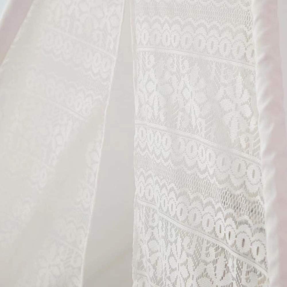 White Lace Cotton Canvas Kids Tent L928