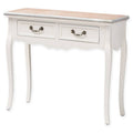 White/Oak Console Table S95357