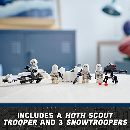 LEGO Star Wars Snowtrooper Battle Pack 75320 Set, Building Toy with 4 Figures, Blasters and Speeder Bike P525932