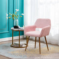 Faux Fur Dining Chairs with Steel Leg E201239