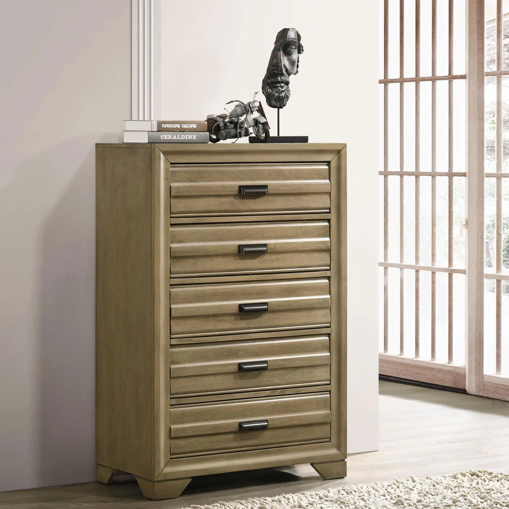 Contemporary 5-Drawer Chest C789