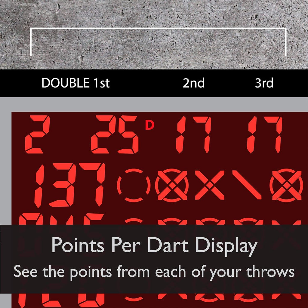 Electronic Dartboard with Darts and Extra Tips F6041