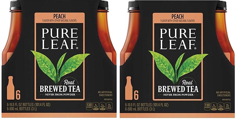 16.9 Fl Oz Peach Tea 6 Bottles Pack of 12 P7287