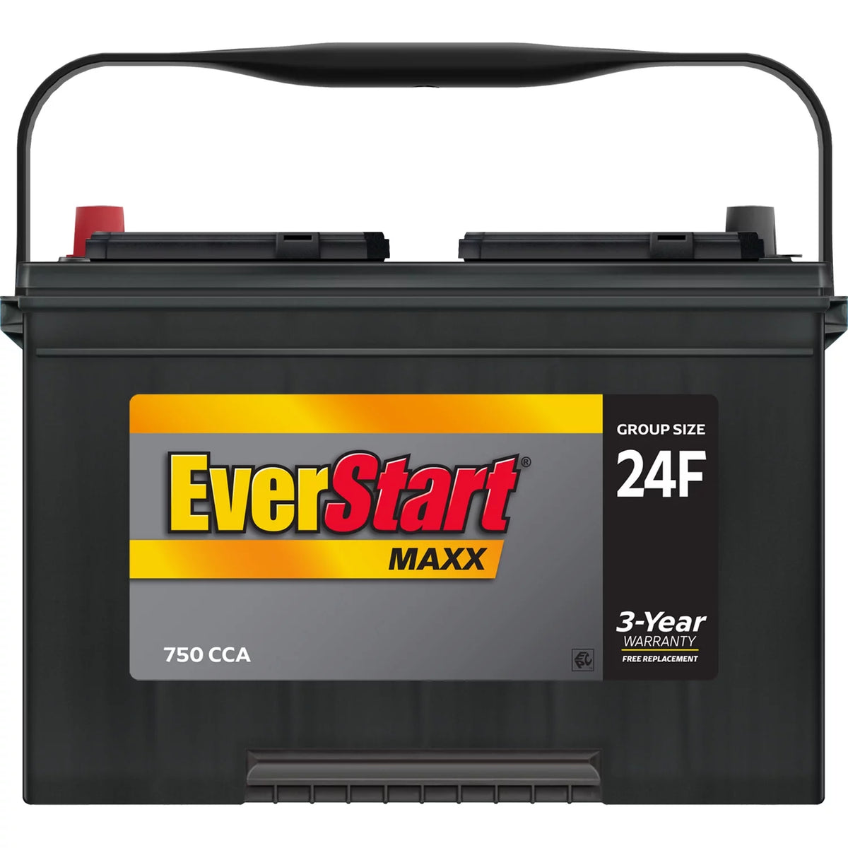 Group Size 24F 12 Volt 750 CCA Lead Acid Automotive Battery U328064