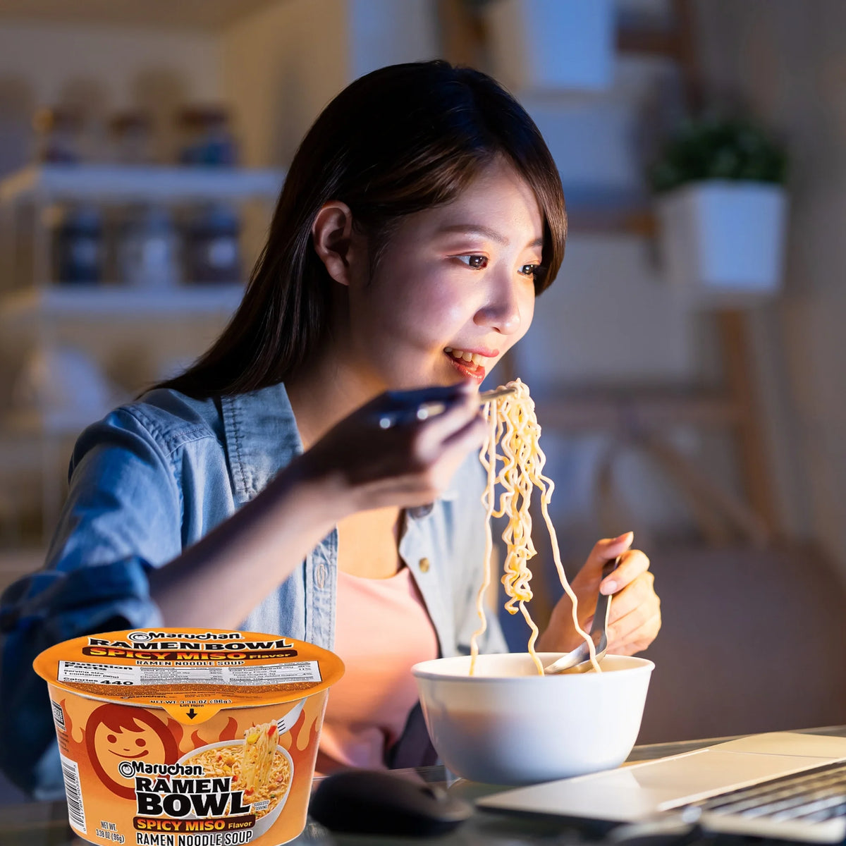 Spicy Miso Noodles Soup 3.38 ounce (6 Count) S561