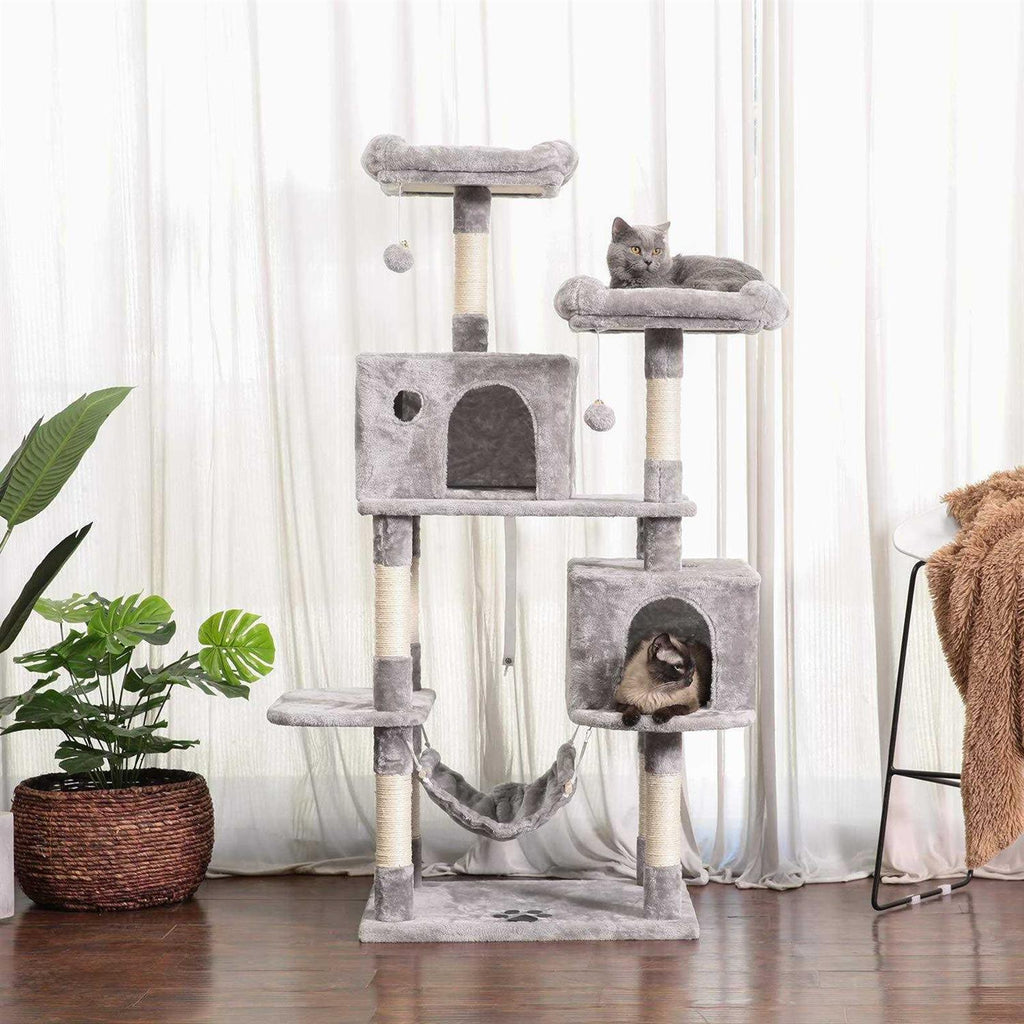 Large Multi-Level Cat Tree Condo with Sisal-Covered Scratching Posts R223889
