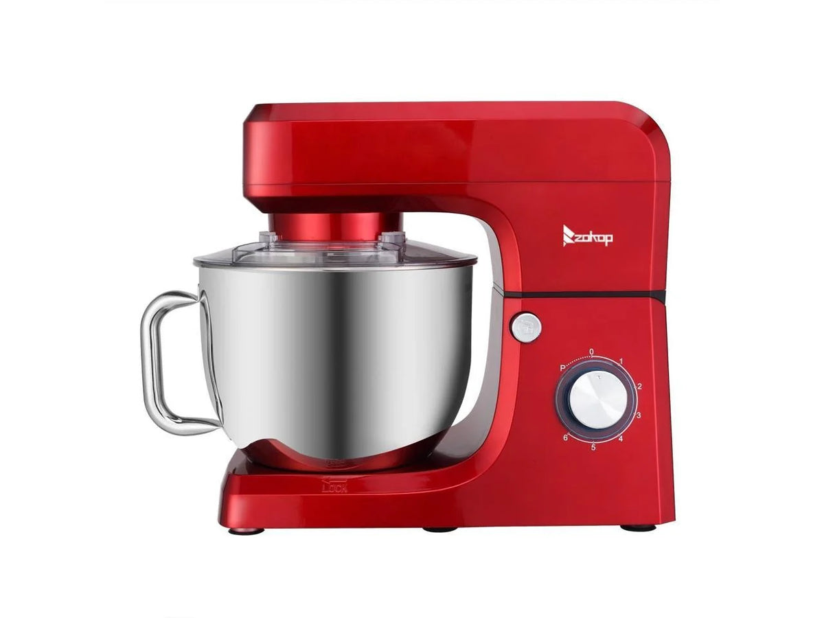 Red 7.5Quart Stainless Steel Bowl Electric Mixer N27764