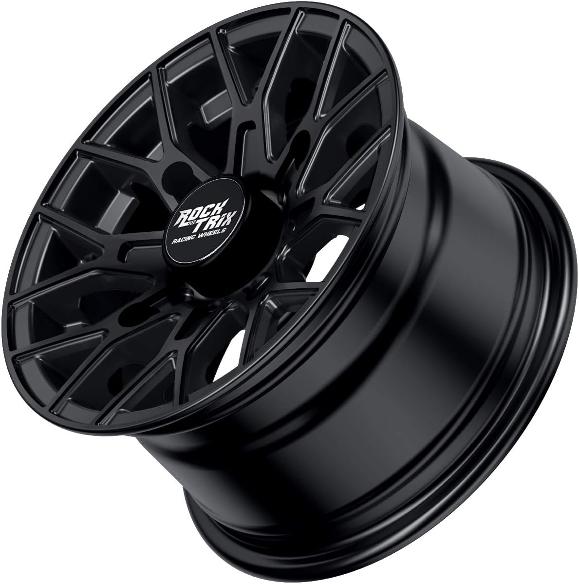 14x7 Matte Black ATV Wheels Rims Set of 4 S8162