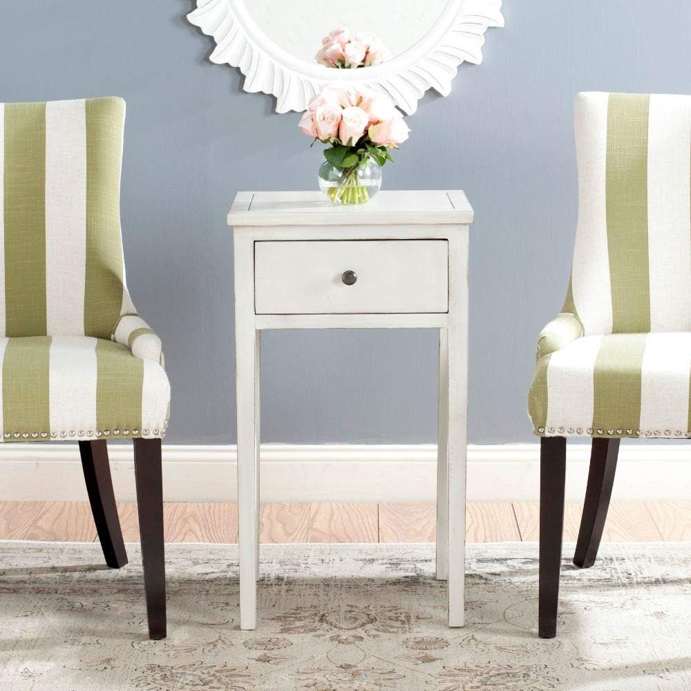 French Grey End Table D3742