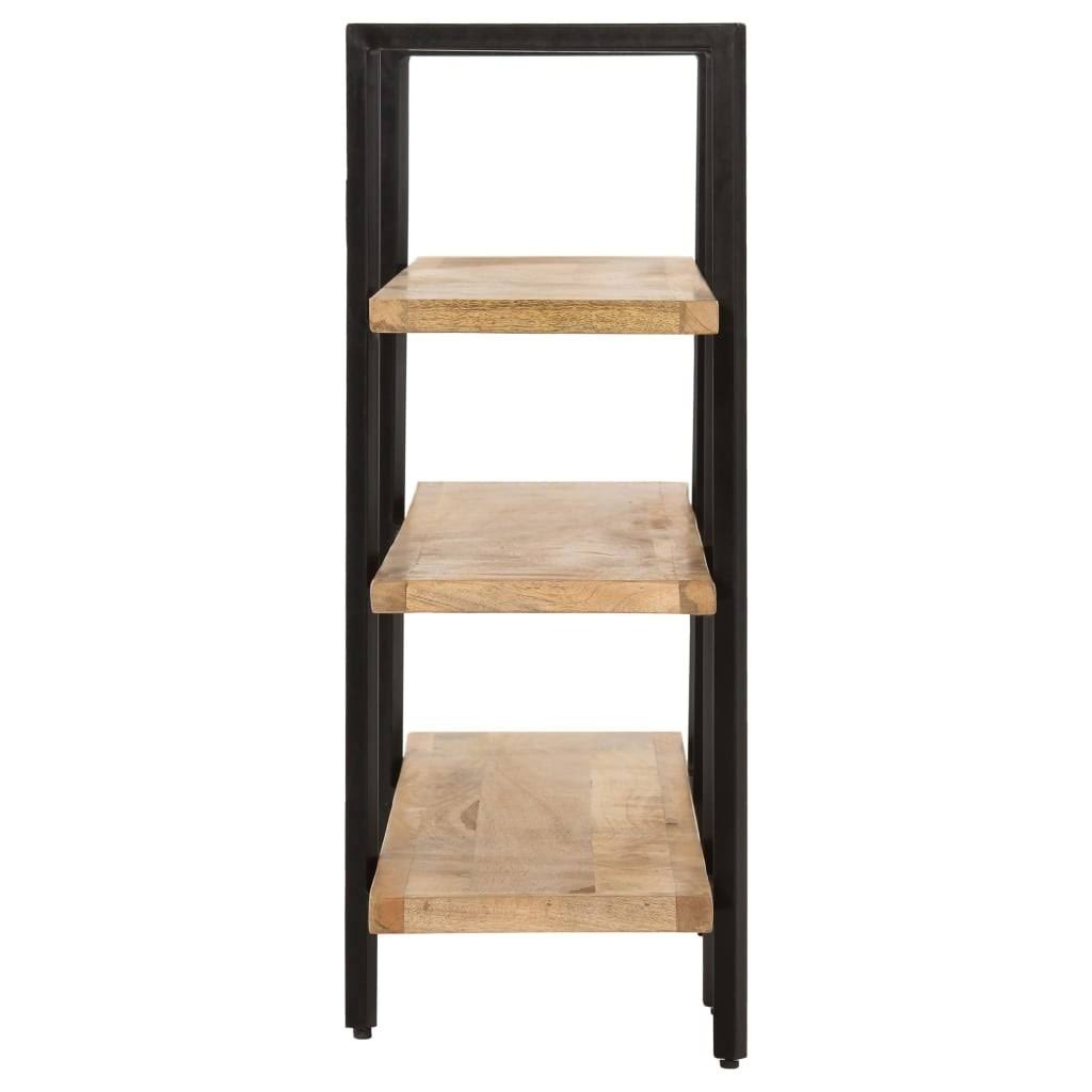 4-Tier Solid Mango Wood Bookcase E151