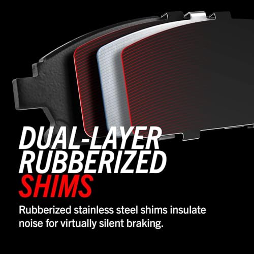 Rear Z17 Ceramic Brake Pads with Hardware L2072
