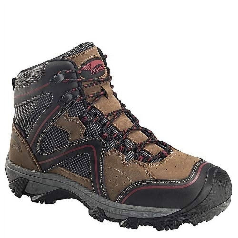 Brown Steel Toe Waterproof Work Boots L446