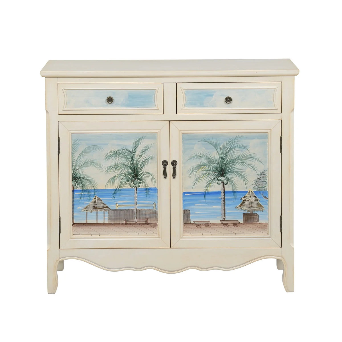 Two Drawer Two Door Cupboard K388016