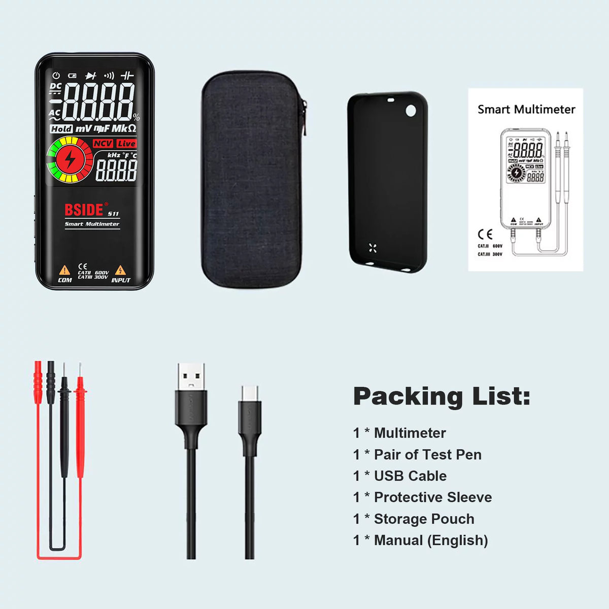 9999 Counts Digital Multimeter K17663