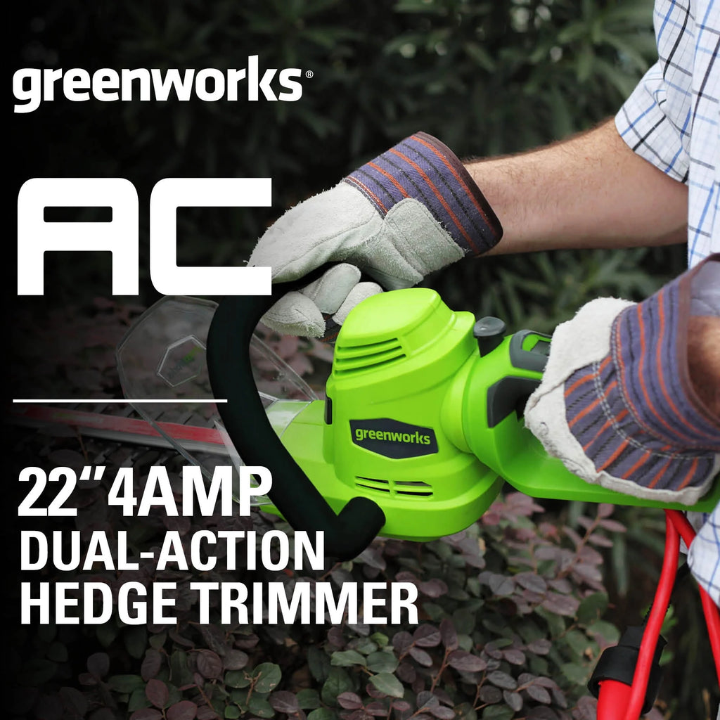 4 Amp 22-inch Corded Electric Hedge Trimmer R88694