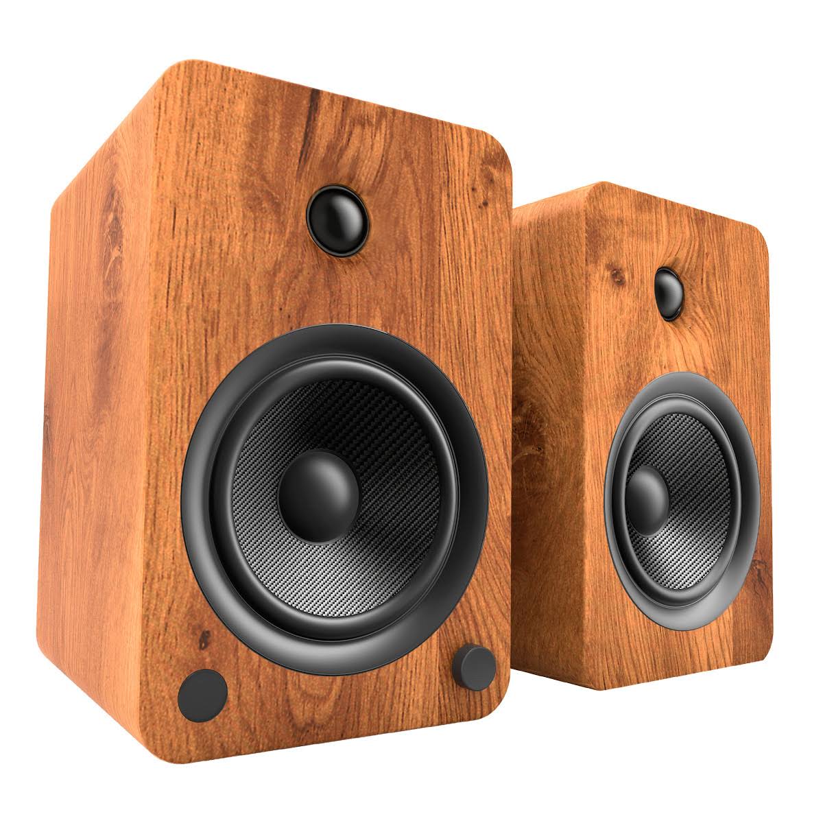 Powered Bookshelf Speakers with Bluetooth and Desktop Stands F7598
