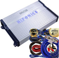 1600 Watt RMS 4-Channel Car Audio Amplifier with Installation Kit Bundle C860