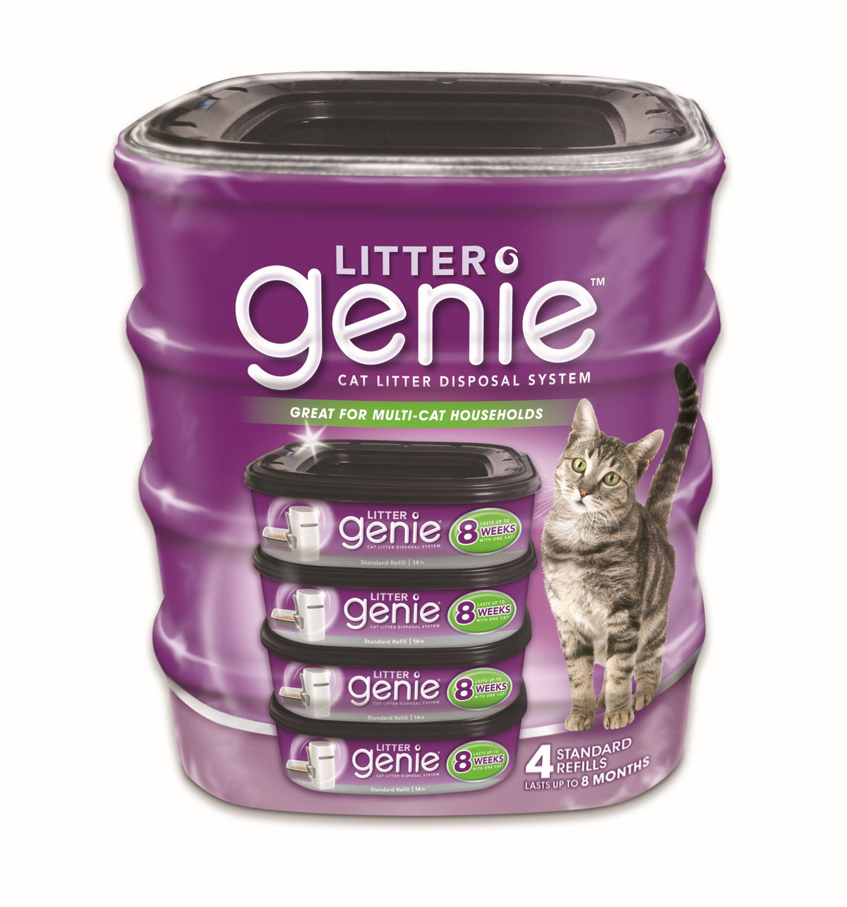 Cat Litter Odor Control Refill 4 Pack C7671