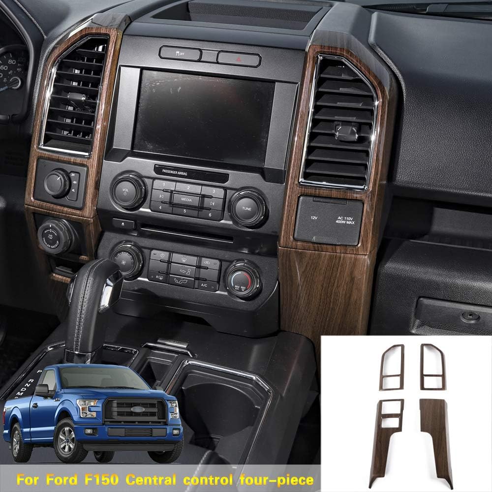 Red Carbon Fiber Console Panel Air Outlet Vent Trim P186813