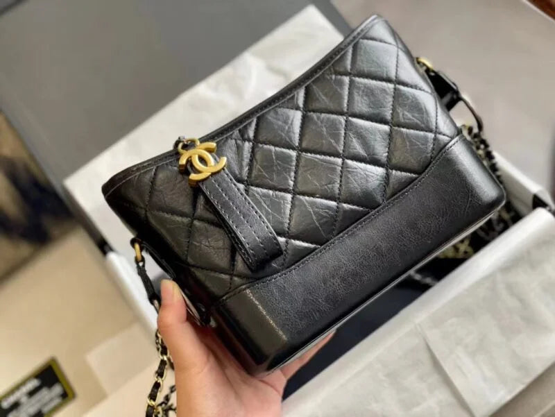 Black Hobo Bag F811