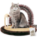 Cat Self Groomer Massager with Scratching Pad and Catnip Toy T9015