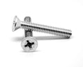 #10-32 x 1 1/2" Fine Thread Machine Screw Phillips Flat Head Low Carbon Steel Zinc Plated Pk 2000 M392486