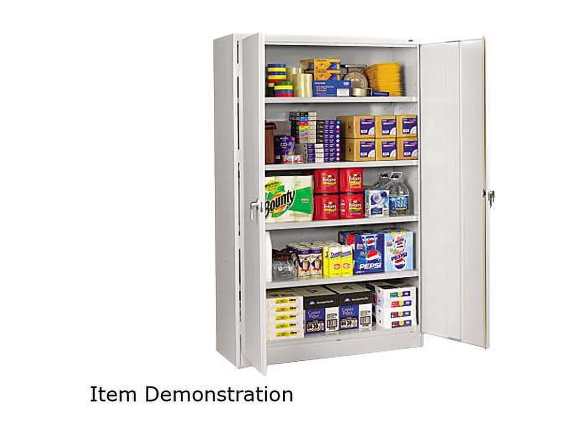 Steel Storage Cabinet 48w x 18d x 78h Light Gray E455
