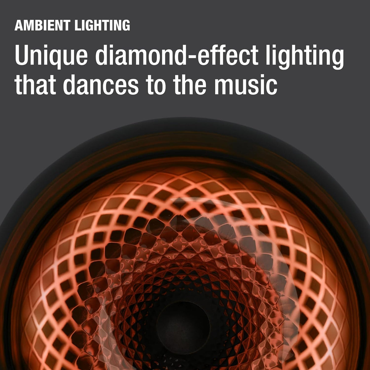 Bluetooth Home Speaker with Diamond-Effect Lighting R19172