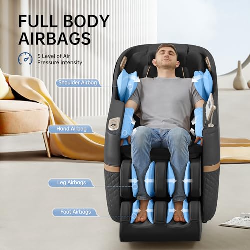 Black Shiatsu Massage Recliner Chair with Heat T46648