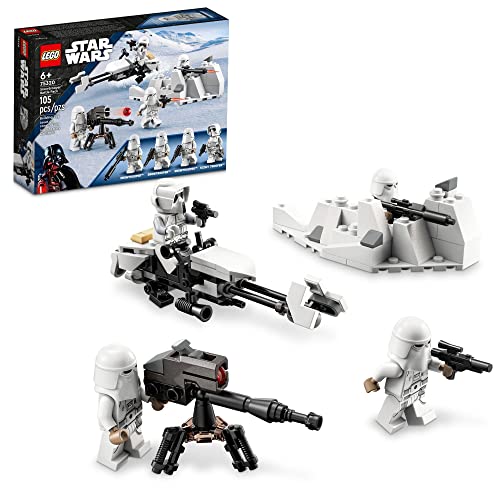 LEGO Star Wars Snowtrooper Battle Pack 75320 Set, Building Toy with 4 Figures, Blasters and Speeder Bike P525932