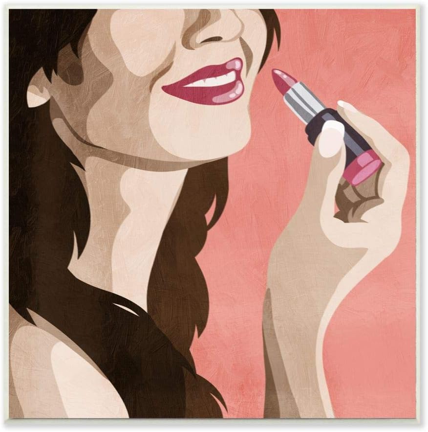 Pink Painting Canvas Wall Art L8217