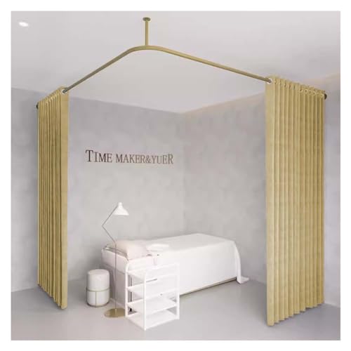U-Shape Room Divider Privacy Partition Curtains (150x130cm) R293