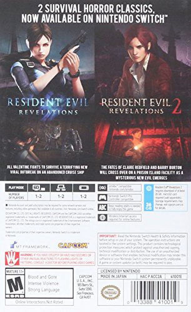 Resident Evil Revelations Collection - Nintendo Switch E105