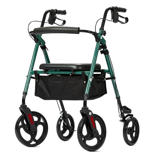 Green Rollator Walker with 10" Wheels R902