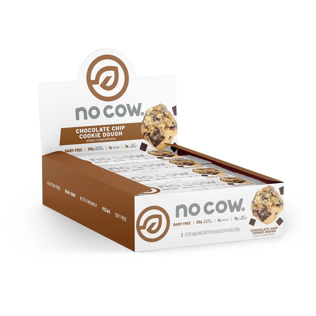 Chocolate Chip Cookie Dough Vegan Protein Bars, Box of 12 E569