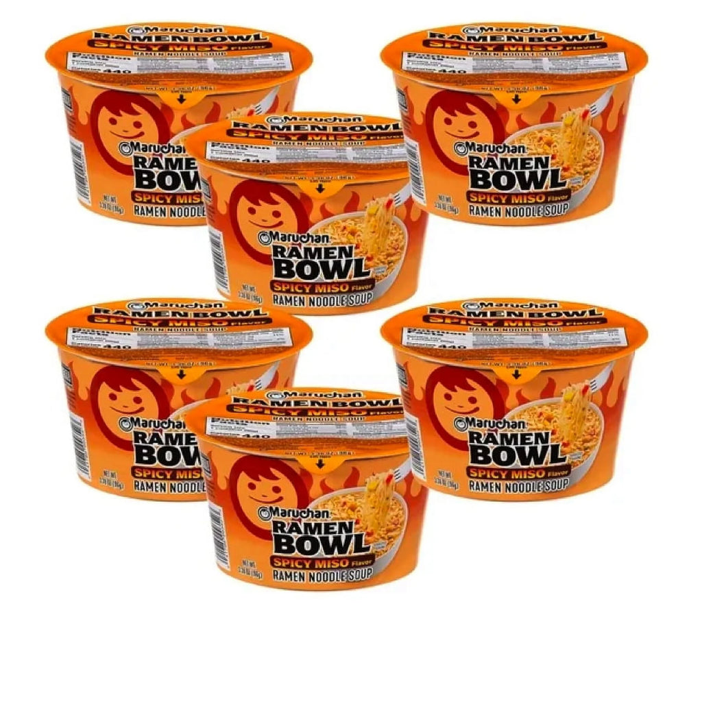 Spicy Miso Noodles Soup 3.38 ounce (6 Count) S561