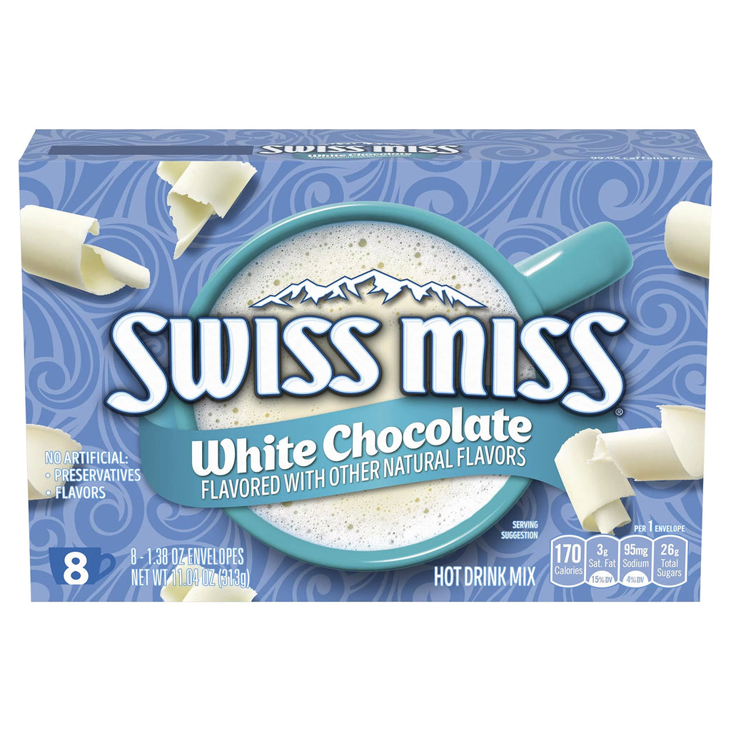 White Chocolate Flavored Hot Drink Mix, 1.38 Oz. 8-Count (Pack Of 12) E237