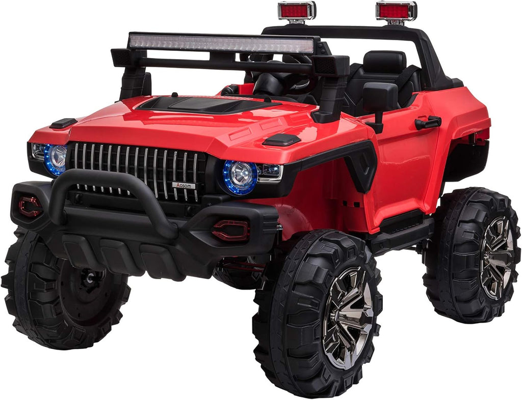 12V 2-Seater Police Truck Electric Car A76980